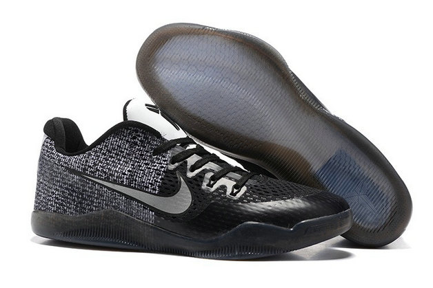 Kobe 11 EM Black Gray White Basketball Shoes